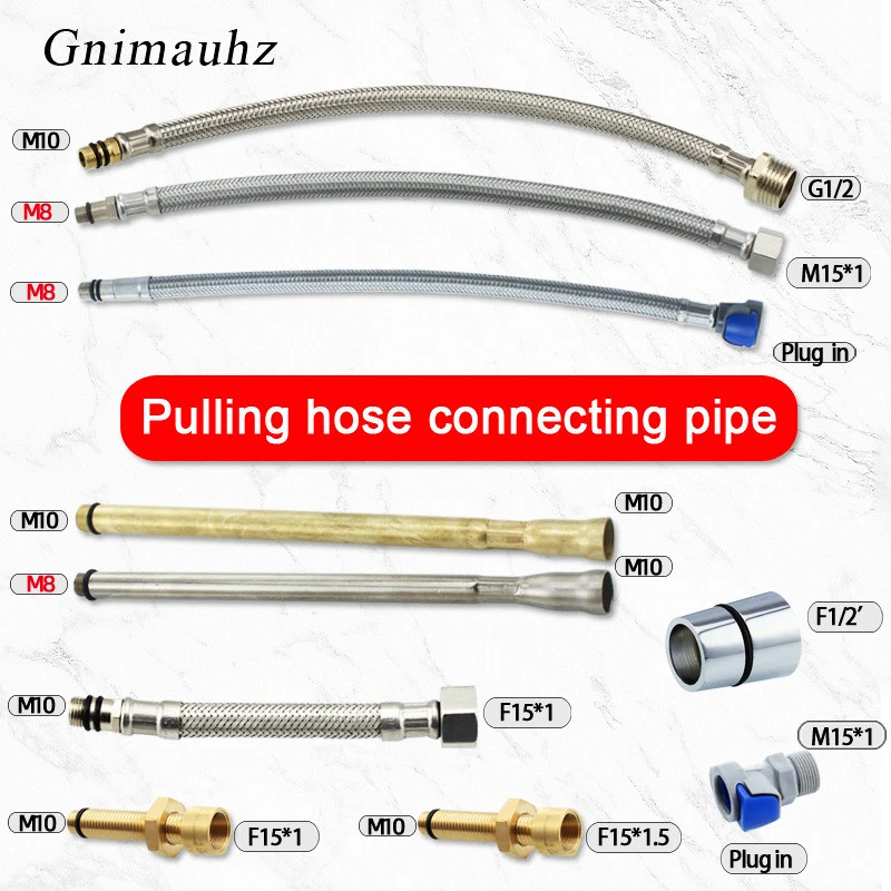Inlet Connection hose สำหรับ Pull-OUT KITCHEN/bathroom faucet M15/M8/M10 EXTENSION ADAPTER PIPE
