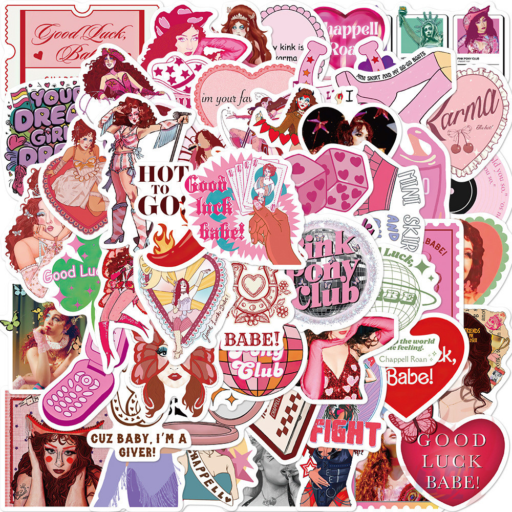 ❉ สติ๊กเกอร์ Chappell Roan Series 03 ❉ 50 ชิ้น/เซ็ต DIY กันน้ําแฟชั่น Doodle Decals สติ๊กเกอร์