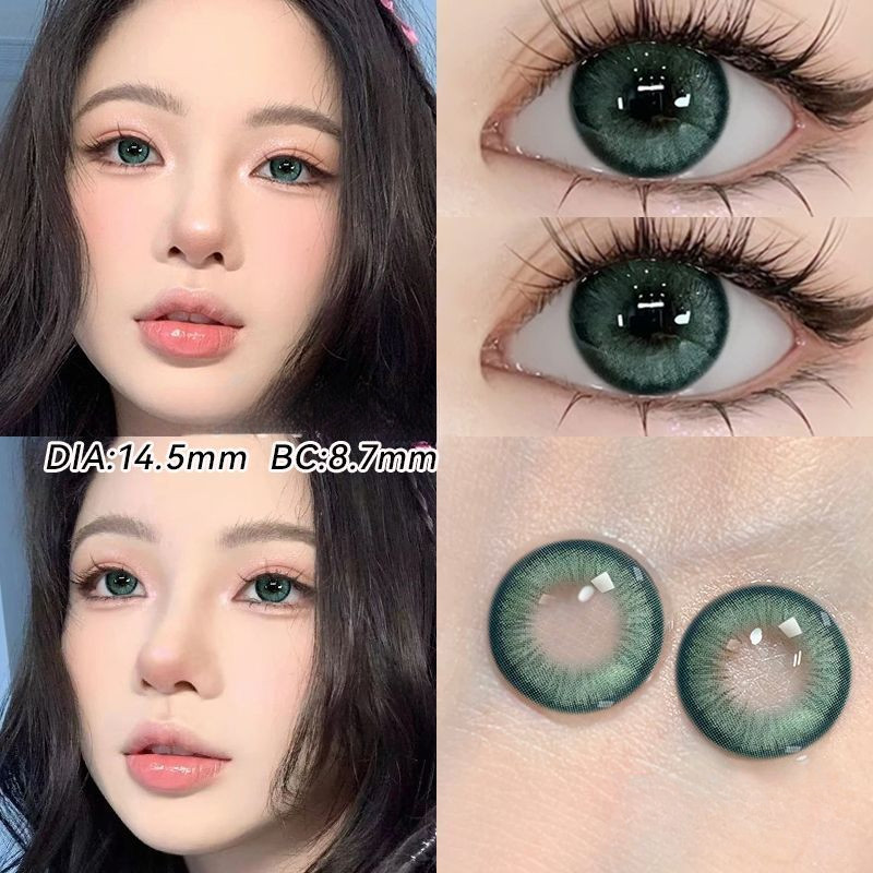 【COD】 MTTS[-1.00~-6.00] คอนแทคเลนส์ตาโต สีกาแฟ สีนมเกาหลี 🌈Buttered Bean🌈 ขนาดมินิ-14.5มม 19