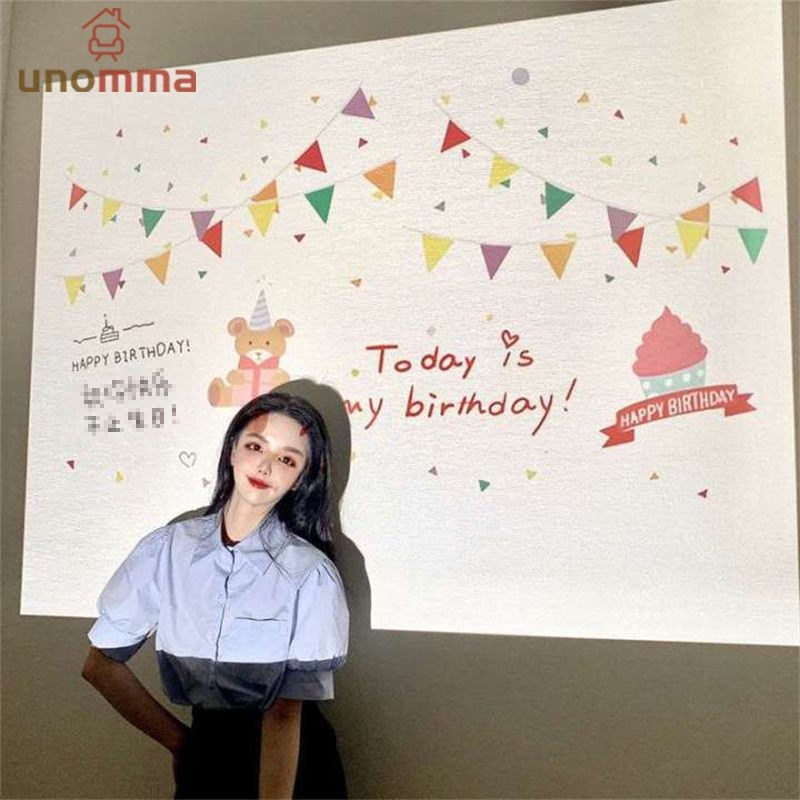 🎈โปรเจคเตอร์วันเกิด ครบรอบ Birthday projector วันเกิด ไฟถ่ายรูป โปรเจคเตอร์จิ๋ว สําหรับตกแต่ง unomma - รูปที่ 4