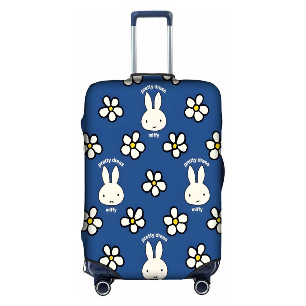 Miffy ผ้าคลุมกระเป๋าเดินทางกระเป๋าเดินทางผ้าคลุมกระเป๋าเดินทางยืดหยุ่นหนาผ้าคลุมกระเป๋าเดินทาง Water