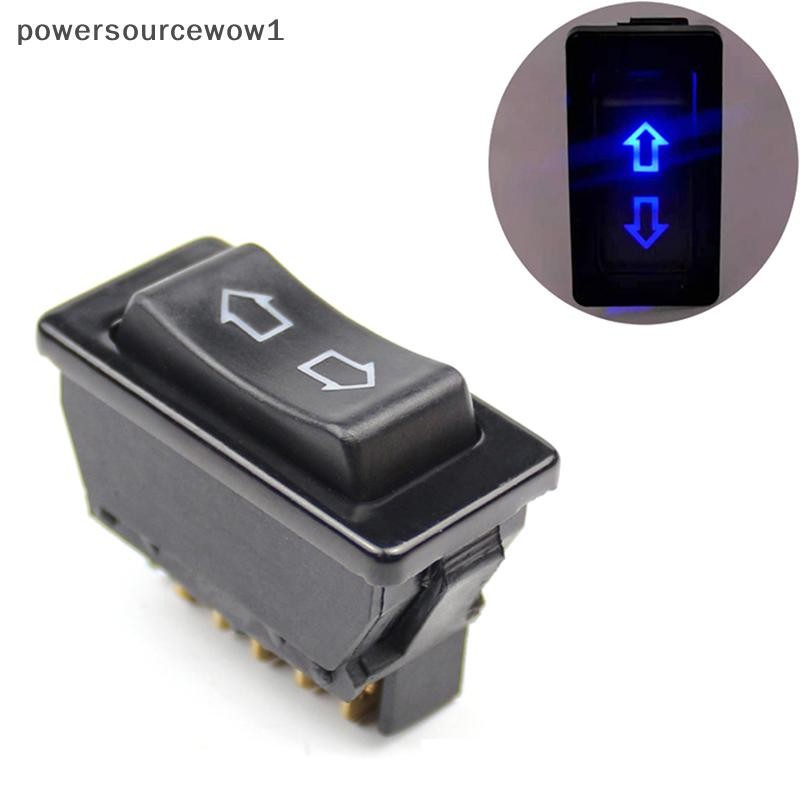 Wow 12V 20A 2 Way Momentary ไฟฟ้าหน้าต่าง Aerial Up Down Rocker Switch TH