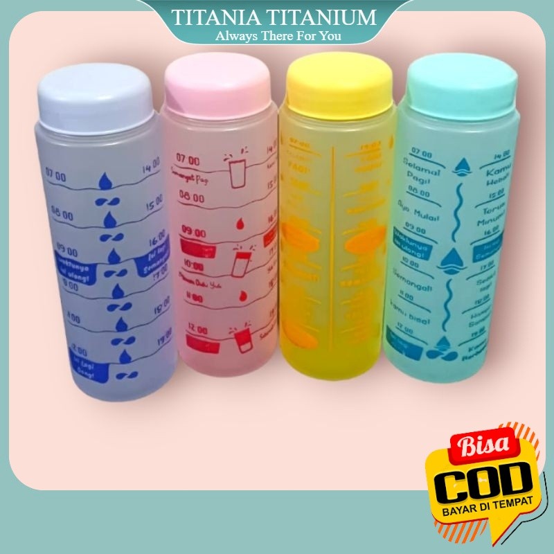 TITANIA LETS ขวดน้ําสําหรับเด็กสร้างแรงบันดาลใจพร้อมรูปภาพที่สร้างแรงบันดาลใจและการเขียนให้เครื่องดื