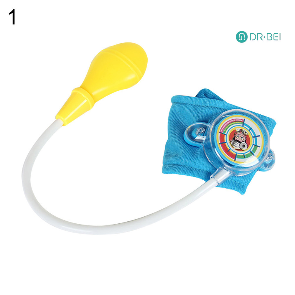 Dr.bei จําลองความดันโลหิต Cuff Monitor หมอแกล้งทําเป็นเล่นของเล่นเพื่อการศึกษาสําหรับเด็ก