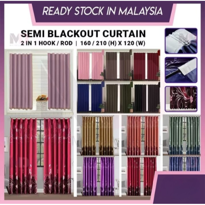 WINDOW CURTAIN / CURTAIN WINDOW / CURTAIN / KITCHEN / DOOR / Semi Blackout blind