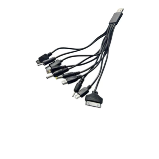 ส่งไว ประกัน1ปีเต็ม! 1pcs 10 in 1 USB Micro USB Charger สาย USB สำหรับโทรศัพท์ LG KG90 SAMSUNG SONY