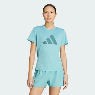adidas วิ่ง เสื้อยืด Run It ผู้หญิง สีเทอร์คอยส์ JM5758
