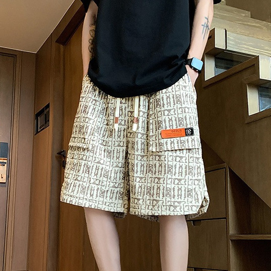 MR-DEER กางเกงขาสั้น  สไตล์เกาหลี เอวยางยืดมีเชือกรูดกระเป๋าข้างใช้งานได้จริง รุ่น MK293 - รูปที่ 6