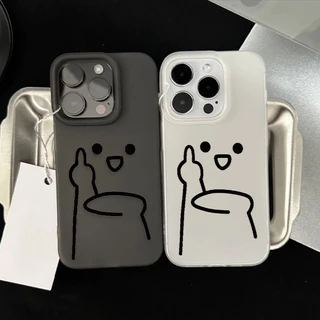 ฝาครอบโทรศัพท์นุ่ม ดูถูกจากมือเล็กๆน้อยๆ For iPhone 17 16 11 13 15 เคส ไอโฟน12 14 ProMax 7 8 16Plus X XR XSMaxกันกร