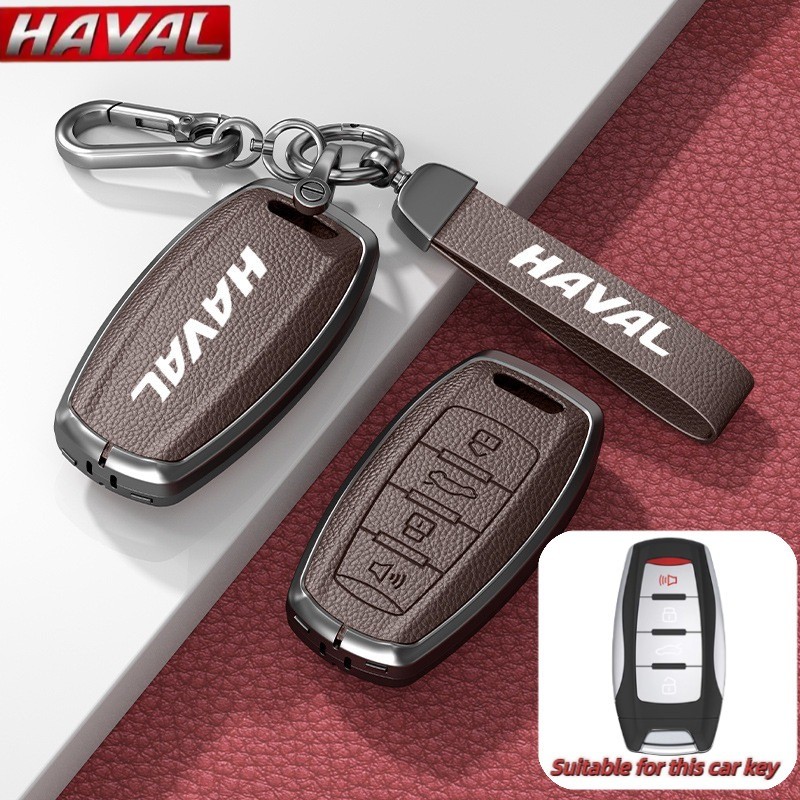 Metal พวงกุญแจsinc โลหะผสมกุญแจรถพวงกุญแจสําหรับ Haval F7 H6 H7 H4 H9 Jolion Dargo Hover H2S F5 F7X 