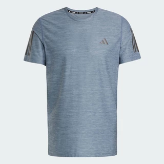 adidas วิ่ง เสื้อยืด Own the Run ผู้ชาย สีน้ำเงิน JX2220