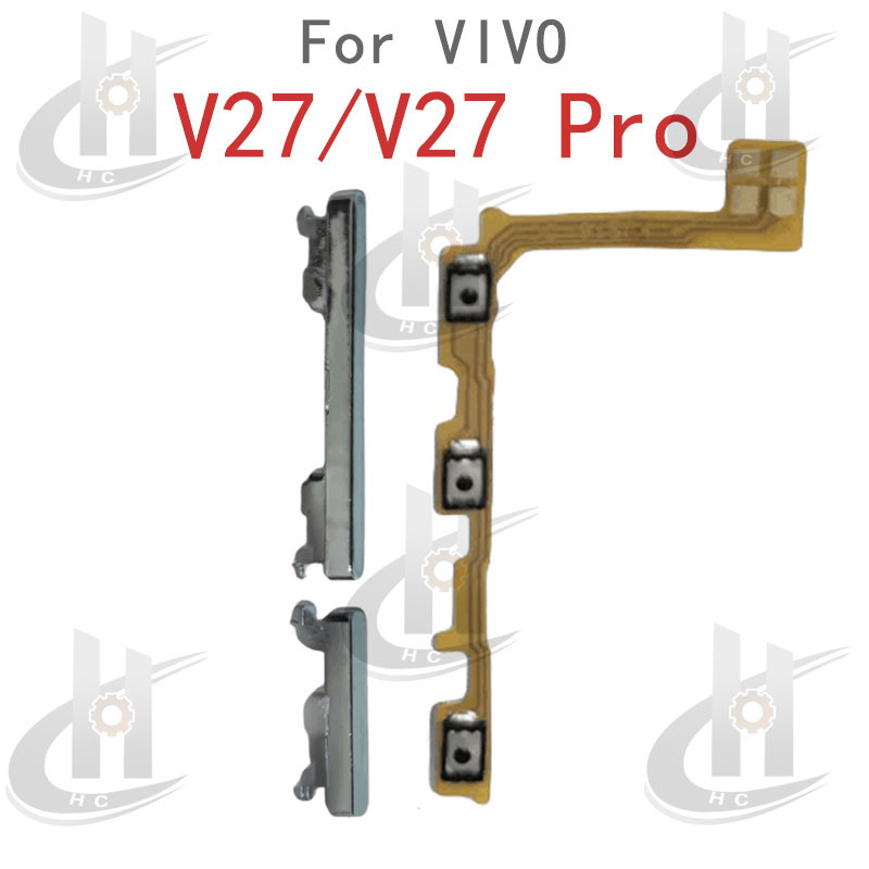 สําหรับ VIVO V27 / V27 Pro Power volume ปุ่มด้านข้าง Flex Cable Keys ปุ่มปิดระดับเสียงขึ้นและลงปุ่มด้านข้างอะไหล่ทดแทน - รูปที่ 6