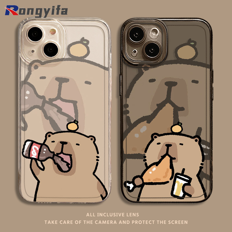 การ์ตูน Capybara เคสโทรศัพท์สําหรับ Xiaomi Redmi A5 A4 5G A3X A3 A2 A1 Plus Turbo 4 3 Y3 Y2 Y1 Mi 6X