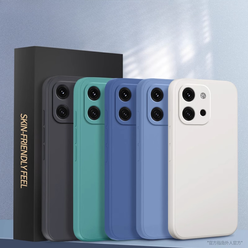 ซิลิโคนเหลว Matte Soft Case สําหรับ Oneplus 13T 13 T 13R สีลูกกวาดกล้องเลนส์ป้องกันฝาครอบโทรศัพท์สํา