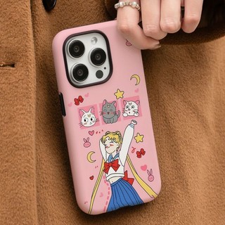 เคสโทรศัพท์ Girl Warrior 2-in-1 เข้ากันได้กับ iPhone 15 Pro Max, Apple 16 14 Plus 11/12/13 Pro Max, เคสป้องกันกันกระแทกใหม่
