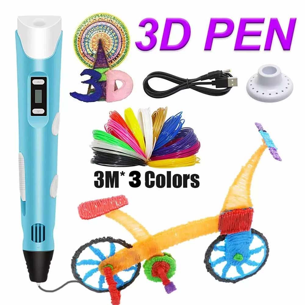 3D Printing Doodle Arts Craft Drawing USB Pen Set 3D Printing Pen DIY