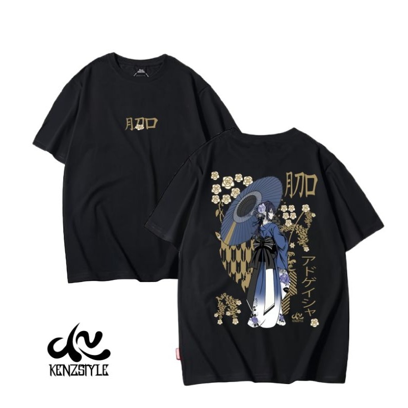 Ado Geisha รับแต่งตัวชุดกิโมโนญี่ปุ่น Ado Utaite Jpop Jrock เพลง Ost อะนิเมะญี่ปุ่น Ado เสื้อยืด