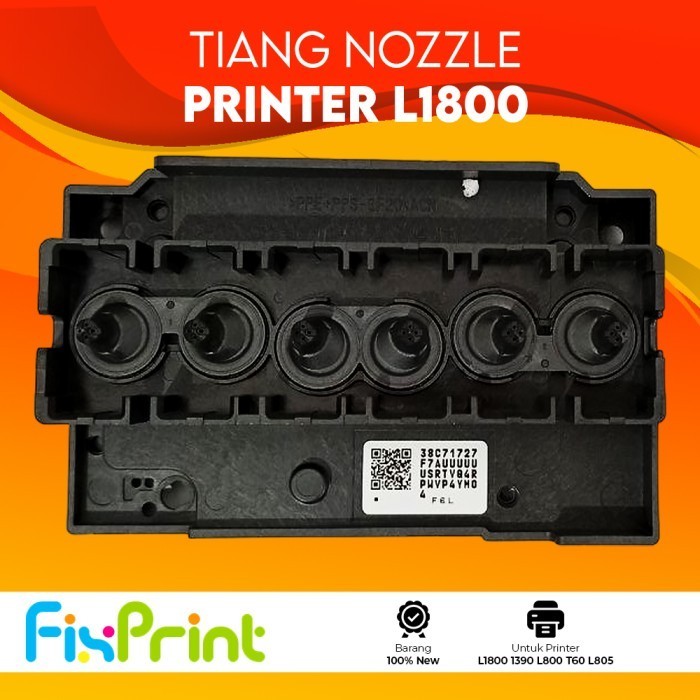 หัวหัวฉีด Manifold L800 T60 R1390 L805 L1800 เครื่องพิมพ์ DTG