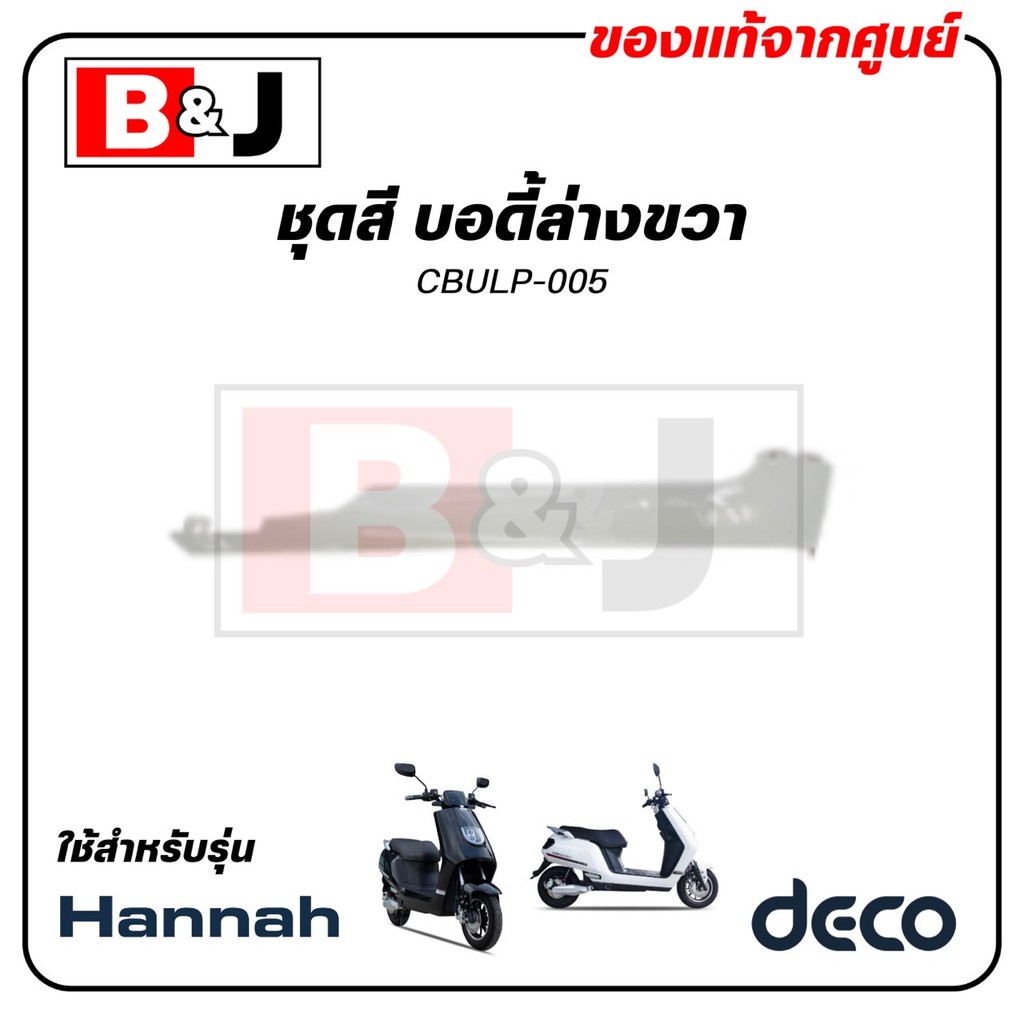 ชุดสี บอดี้ล่างขวา แท้ศูนย์ (DECO Hannah / Right Guard Bar) CBULP-005