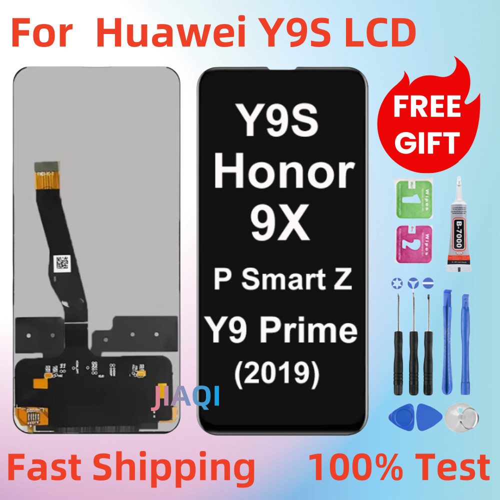 จอแสดงผล LCD สําหรับ Huawei Y9S Y9 Prime P สมาร์ท Z Honor 9X 2019 STK-L21 LX1 Touch Screen Digitizer