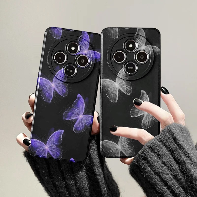 Softcase สําหรับ HONOR X9C 5G Series Butterfly 16 - เคสสําหรับ HONOR X9C 5G - Softcase Silicone สําห