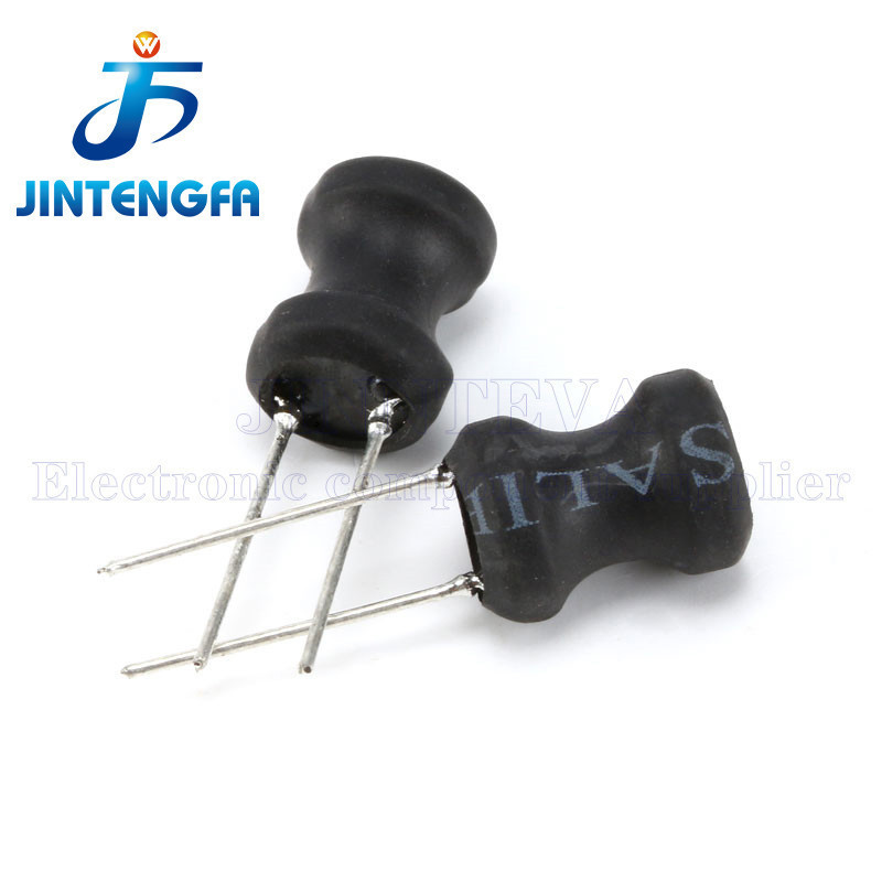 10pcs 0608 0810 0912 I-shape Power Inductor Inductive Copper Coil 47/68/100/220/330/470UH 1/2.2/3.3/