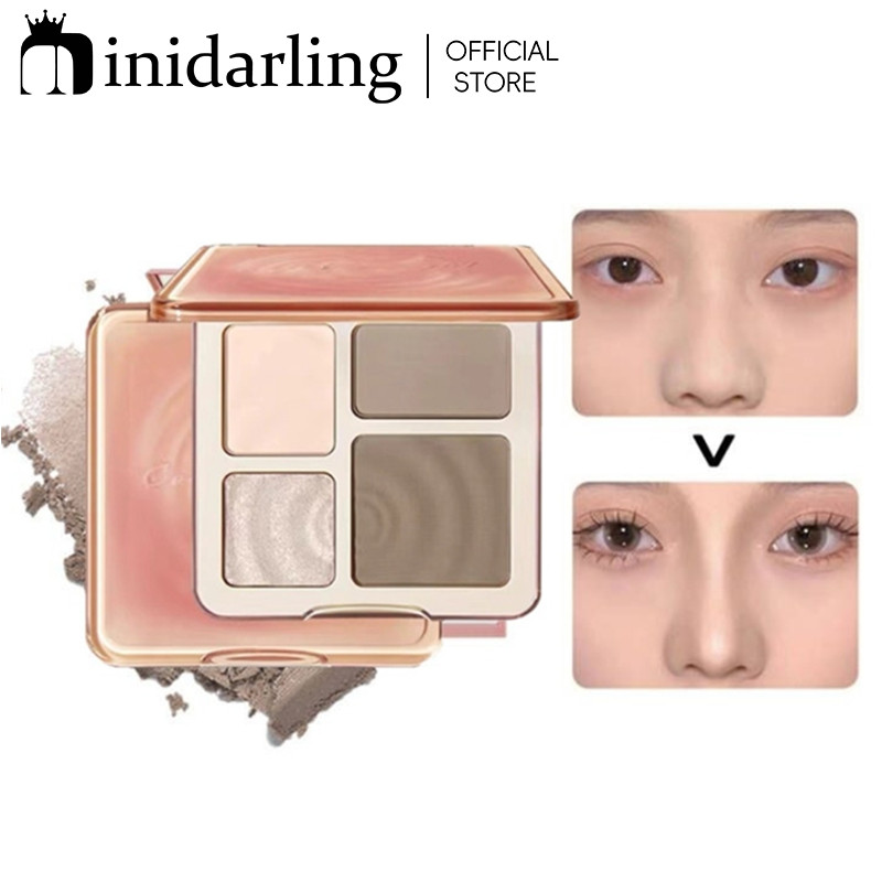 Sweet Mint contour eye makeup palette 4 สีแมตต ์ รวม 3D ติดทนนาน กันน ้ ํา