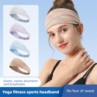 ฤดูร้อนรูปแบบใหม่กีฬาพิมพ์คาดศีรษะฟิตเนสโยคะแถบคาดศีรษะดูดซั…