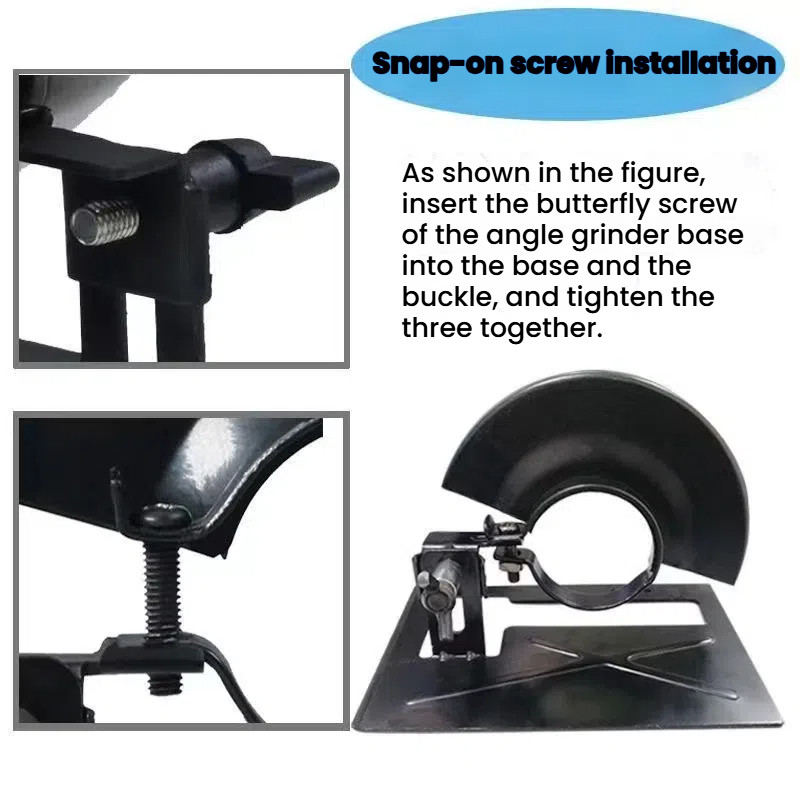 ไกด์นำตัด เครื่องหินเจียร 4 นิ้ว  Adjustable Metal Angle Grinder Bracket Stand Holder - รูปที่ 4