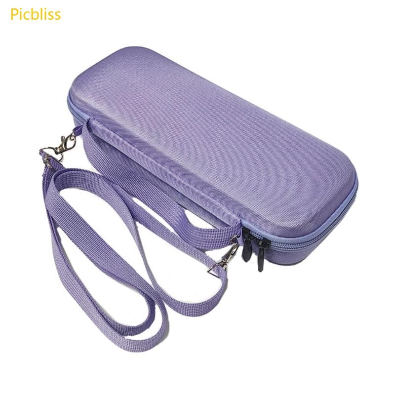 Picbliss Carrying Case EVA Hard Case Cover สําหรับกล่องเก็บไมโครโฟนคู่พร้อมกระเป๋าตาข่ายป้องกันทนต่อ