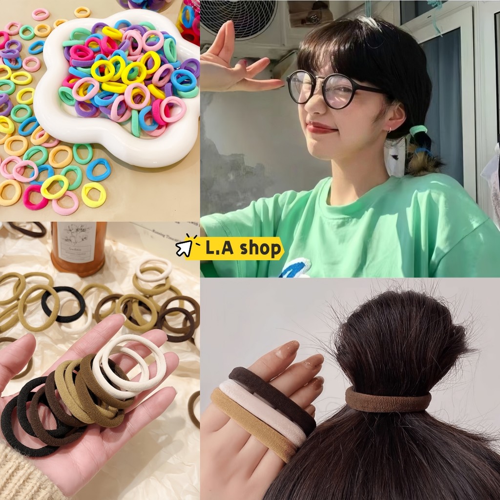 L.A Shop★สไตล์ใหม่★ "TM-14/TM-15" หนังยางสองขนาด ราคา1บาท น่ารักๆ ยืดมัดได้ดี แฟชั่น