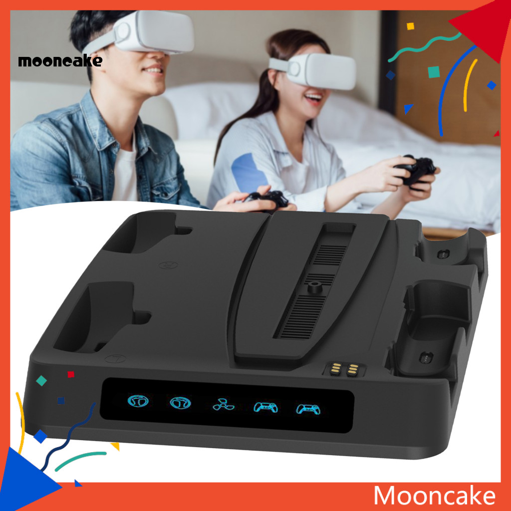 ขนมไหว้พระจันทร์| ตัวควบคุมการบริโภคต่ําแท่นชาร์จสําหรับ PS VR2 สําหรับคอนโทรลเลอร์ PS5 VR ชุดหูฟังแ