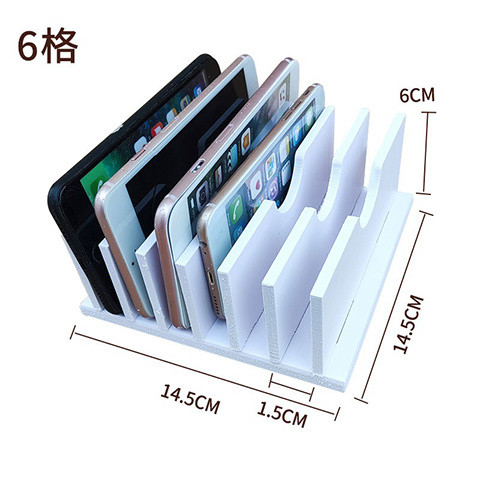 [Recommended by Store Manager]Thickened Multi-Phone Storage Rack Desktop iPad Tablet Stand Multi-Slot Holder Multi-Purpose Holder4.18