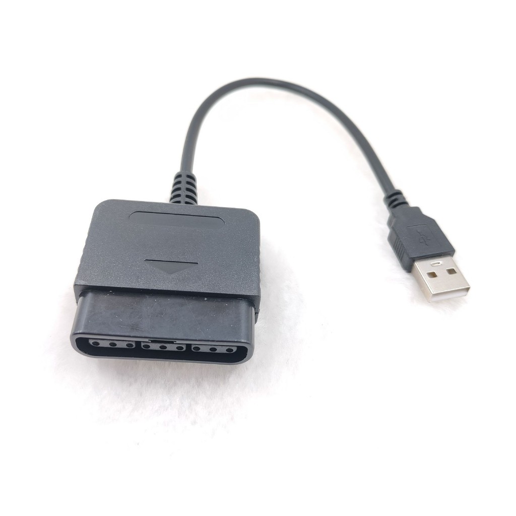 NSLikey 1 ชิ้นสําหรับ Sony PS2 Controller USB อะแดปเตอร์แปลงสายเคเบิลสําหรับ PS3 และ PC