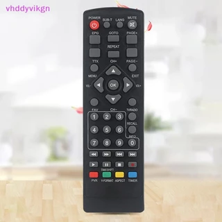 VHDD รีโมทคอนโทรลเหมาะสําหรับ DVB-T2 สําหรับสมาร์ทโทรทัศน์ STB HDTV สําหรับสมาร์ทชุดกล่องด้านบนความละเอียดสูงรีโมทคอนโทรลดิจิตอล TH