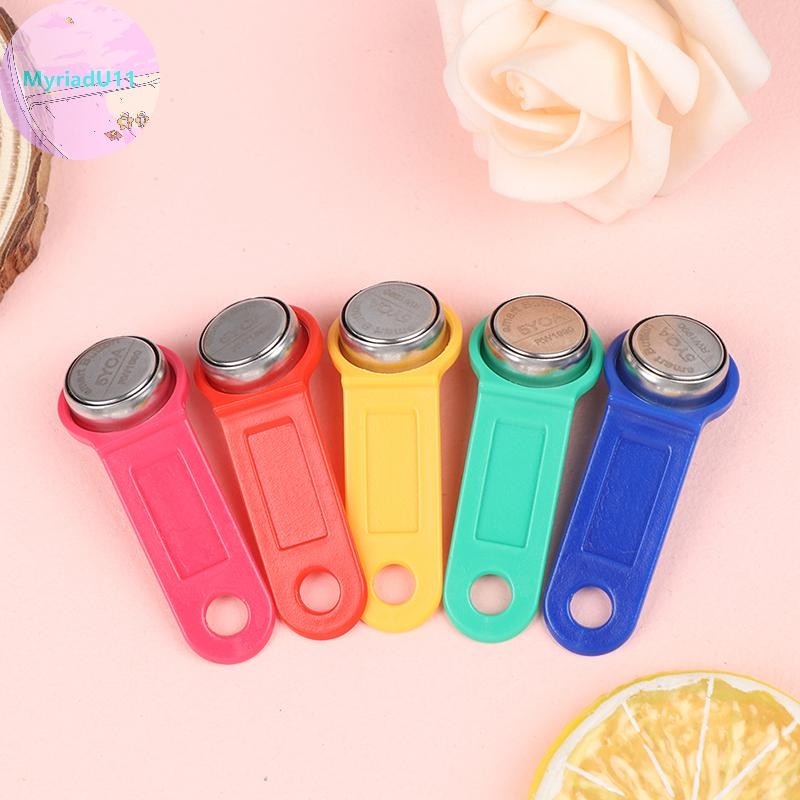 MyriadU 1 ชิ้นพลาสติกเขียนซ้ําได้ RFID Touch Memory Key TM Card iButton Copy Card ซาวน่า Key TH