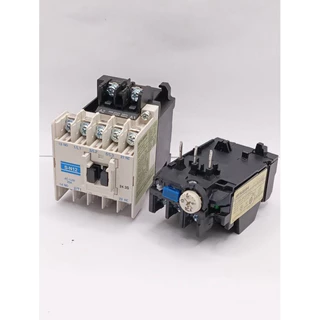 SN12 แม็กเนติก+ โอเวอร์โหลด ชุด S-N12+TH-N12KP กระแส: 1-3A(1-1.6) 1.7A(1.4-2.0) 2.1A(1.7-2.5) 2.5A(2-3) 3.6A(2.8-4.4) 5A