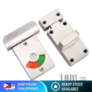[Local Shipment] Public Toilet Bolt Door Lock Bathroom Restroom Indicator Lock Partition Door Lock
