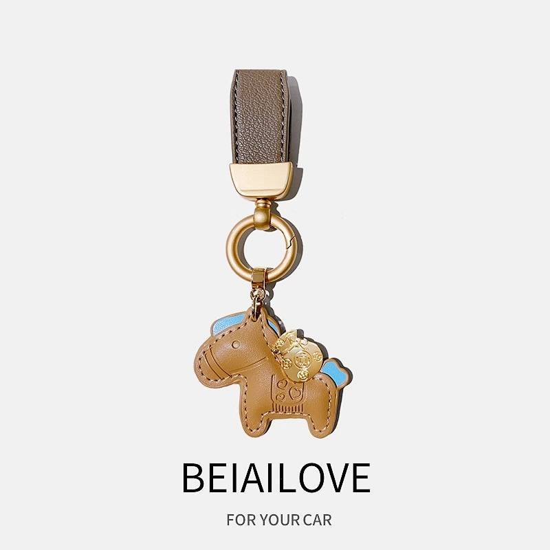 Key Chain Pendant Creative Unique and Exquisite Female Couple Bags Pendant Car Key Ring Chain Car decorations INc7