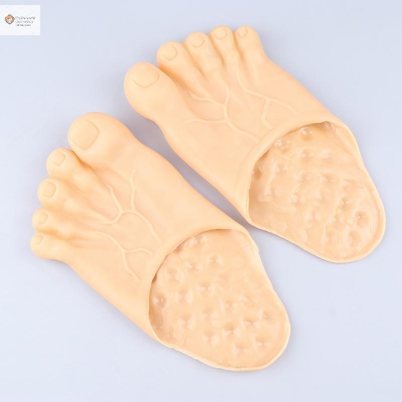 Cod รองเท้าแตะตลกผู้ชายผู้หญิง Unisex Creatire Toe รองเท้า Crazzy ห้านิ้วฟุตรองเท้าผู้ชายรองเท้าแตะชายหาดฮาโลวีนคอสเพลย์ Props ใหม่