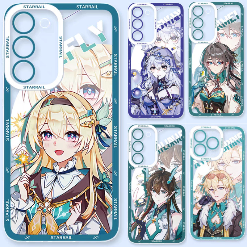 Honkai: Star Rail Casing สําหรับ Samsung Galaxy S25 S24 S23 S22 Plus Ultra S23 S24 FE S24+ S23 + เกม