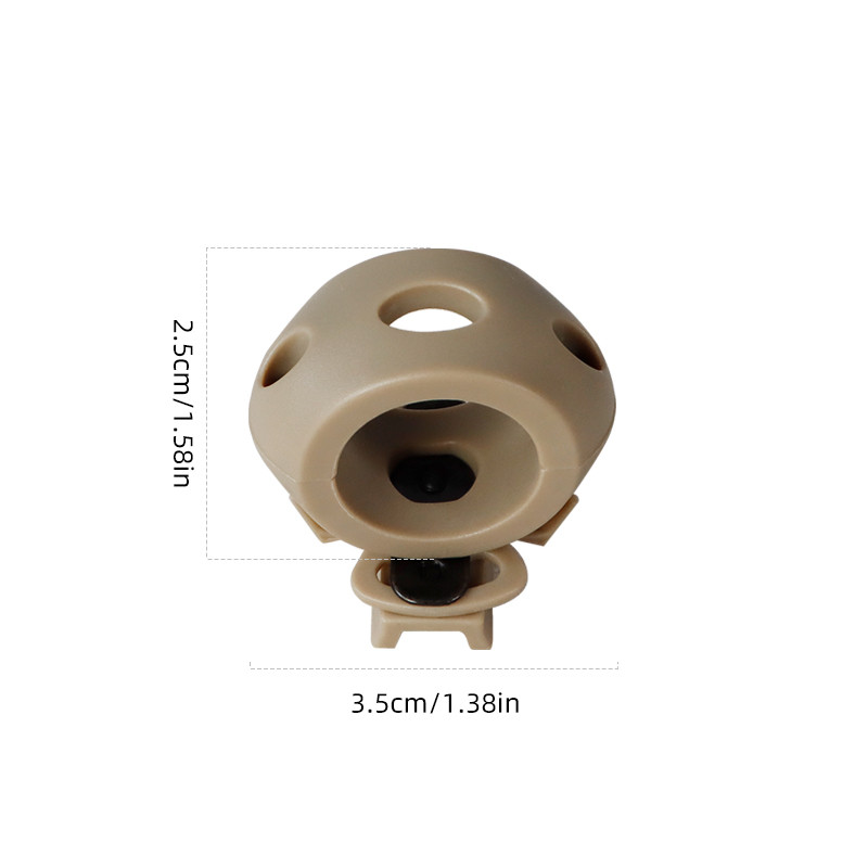 โห่ หมวกกันน็อคไฟฉายยึดคลิปสําหรับหมวกกันน็อคยุทธวิธีอย่างรวดเร็วยึดยึดอะแดปเตอร์60องศารางสากลหมวกกันน็อคอุปกรณ์เสริม - รูปที่ 7