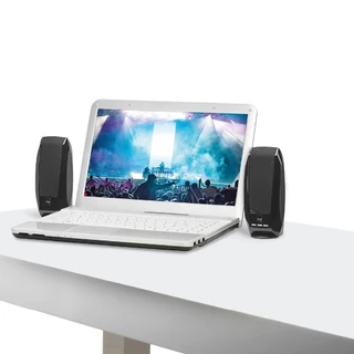 LOGITECH S150 USB STEREO SPEAKERS ลำโพงสเตอริโอ ดีไซน์เล็กกะทัดรัดสำหรับเดสก์ท็อปหรือแล็ปท็อป