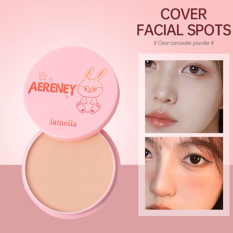 PY.thNatural Concealer Setting Powder Dry Wet Dual-use Oil Control Powder เครื่องสําอางในประเทศ-PY