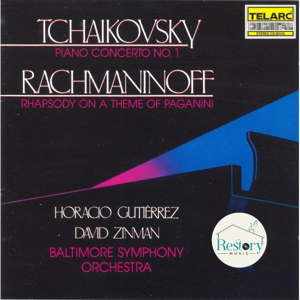 ซีดี Pyotr Ilyich Tchaikovsky, Sergei Vasilyevich Rachmaninoff - Horacio Gutiérrez, David Zinman - P