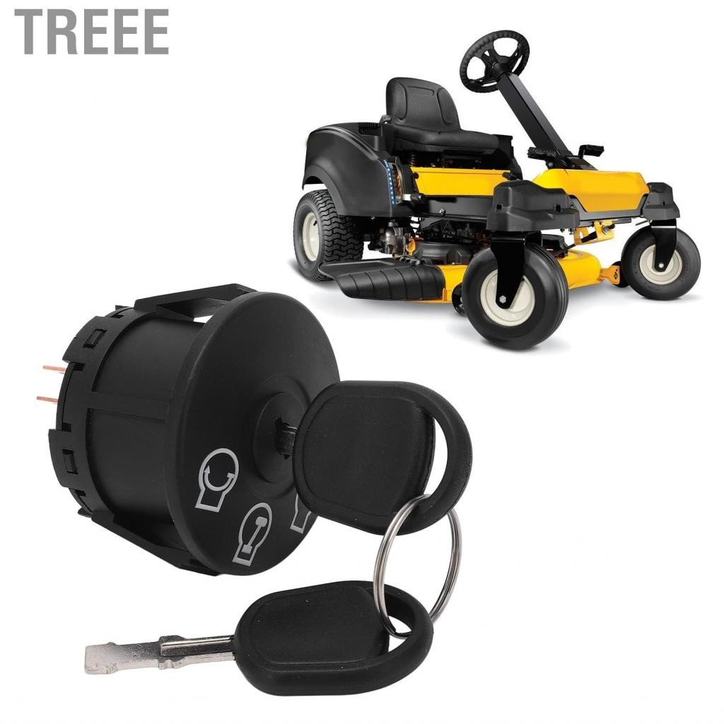 Treee 925-04228 สวิตช์จุดระเบิดรถแทรกเตอร์สนามหญ้าป้องกันการเสียรูปสำหรับ Cub Cadet RZT50 RZT-S46 RZ