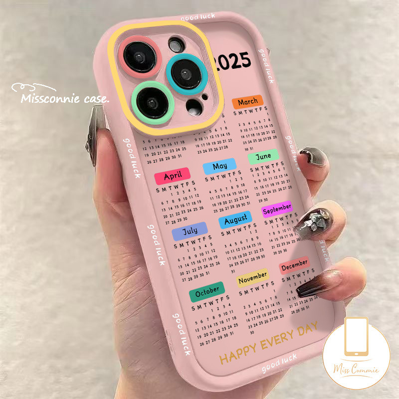 สําหรับ Tecno Spark Go 10C 20 10 Pro 20C ITEL P55 A70 Infinix Smart 9 8 5 7 Plus Hot 50i 30i 40i Hot 10 30 12 20 11 8 9 Play Note 30 40 Pro 12 G96 Camon20 ใหม่ เคสปฏิทินปี 2025