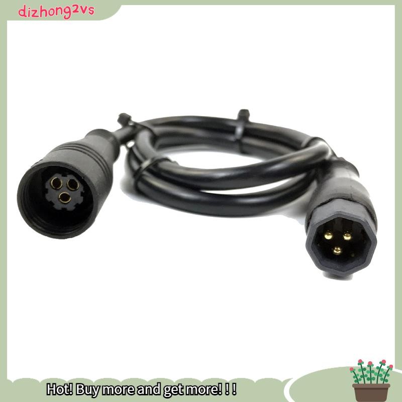 [dizhong2vs]9 Pin Wheel Hub Motor Cable 60cm EBike Motor Extension Cable Female to Male Connector fo