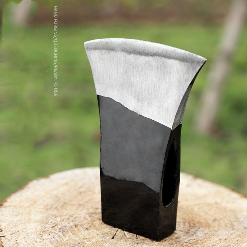 มือเหล็กทั้งหมดปลอมแปลงขวานไม้ตัดต้นไม้กลางแจ้งตัดฟืนขวานตัดไม้แยกขวาน Kaishan ขวานใช้ในครัวเรือนขนาดใหญ่ - รูปที่ 3