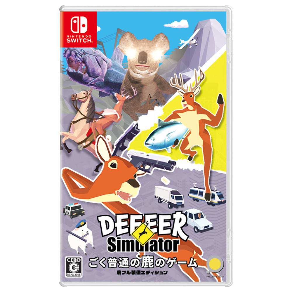 แผ่นเกม Nintendo Switch 🎮 DEEEER Simulator : Your Average Everyday Deer Game | แท้มือ1 | Zone2 ญี่ปุ